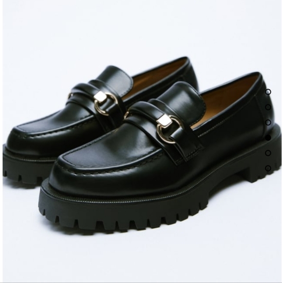 Zara Shoes - NWT Zara Chunky Lug Sole Loafers